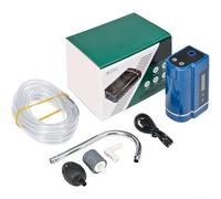 HEBEOT Bomba de oxígeno portátil para pesca, aireador de 3 a 5 litros con batería de 2200 mAh o 4000 mAh, CA CC, iluminación LED de doble uso para acampar al aire libre, pesca nocturna, transferencia