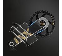 HEBEOT Calcomanías protectoras de manivela de bicicleta TPH para bicicleta de montaña, aleación de aluminio de fibra de carbono para GX E Thirteen RaceFace 3T (C)
