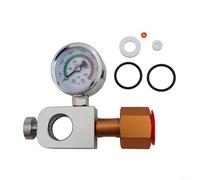 HEBEOT CGA320 Estación de recarga de conexión rápida para cilindros SodaStream Art compatible con tanques W21.8-14 DIN 477 JIS M22-14 de 5 libras, 20 libras, 50 libras (2-3# W21.8 con calibre de 3500