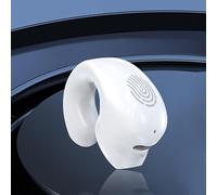 HEBEOT Compacto para auriculares TWS con sonido estéreo de alta fidelidad, ideal para los amantes de la música y estilos de vida activos (blanco)