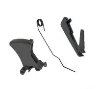 HEBEOT Conjunto de control del acelerador para cortadores de disco de gasolina K760/K770, 588086202 595835701 588086001, pieza de repuesto de resorte de bloqueo de seguridad (placa del acelerador)