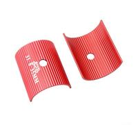HEBEOT Cuña para manillar de bicicleta de 25,4 mm a 31,8 mm o 31,8 mm a 35 mm, adaptador de aleación de aluminio para piezas de ciclismo de vástago grande, negro, rojo, azul, dorado, plateado (rojo