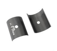 HEBEOT Cuña para manillar de bicicleta de 25,4 mm a 31,8 mm o 31,8 mm a 35 mm, adaptador de aleación de aluminio para piezas de ciclismo de vástago grande, negro, rojo, azul, dorado, plateado (negro