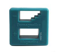 HEBEOT Destornillador 2 en 1 magnetizador y herramienta desmagnetizadora para añadir o quitar magnetismo de herramientas manuales de acero, brocas y destornilladores, no requiere batería, verde