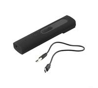 HEBEOT Detector de cámara inalámbrico Escáner de señal con sensibilidad ajustable para dispositivo de escucha GPS y detección Gadget de seguridad portátil negro (negro)