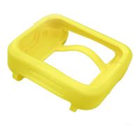 HEBEOT Funda de silicona para reloj de computadora de buceo para peregrine, carcasa protectora contra caídas, arañazos, polvo, ajuste compacto, 8 x 6,4 x 2,4 cm, negro (amarillo)