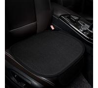 HEBEOT Funda transpirable y antideslizante para asiento de coche para comodidad durante todo el año, se adapta a la mayoría de tipos de vehículos (negro)