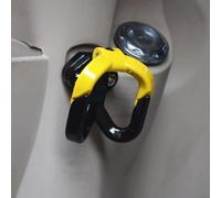 HEBEOT Gancho frontal multifunción para motocicleta hecho de aleación de aluminio, instalación de perforación, diseñado para adaptarse a la mayoría de ranuras de motocicleta con función de cierre