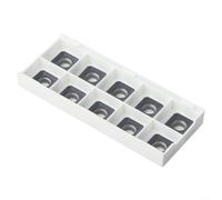 HEBEOT Insertos de carburo CNC 10pcs, insertos rectos del cortador del carburo SEKT1204AFTN para el funcionamiento profesional en el trabajo de acero