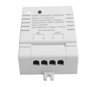 HEBEOT Interruptor inteligente temporizador de 30 A de alta corriente AC85-265 V, tres modos de trabajo, autobloqueo, modo de entrada, función de intercambio familiar