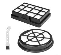HEBEOT Juego de filtros de repuesto para Bosch BBZ152EF Series BGC05 BGS05, incluye filtros de escape de protección del motor y cepillo de limpieza para mantenimiento de aspiradoras domésticas