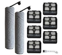 HEBEOT Kit de filtros de cepillo de rodillo para aspiradora inalámbrica Dreame H12S AE HHR14A en húmedo y seco con cepillo lateral principal y accesorios de repuesto de cepillo de limpieza (B)