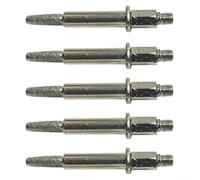 HEBEOT Kit de piedras de afilar motosierra, 5 piezas, 10 piedras de molienda de rebabas, accesorios de cabeza de molienda de metal para pulir y afilar cuchillas de motosierra, madera de jade y acero