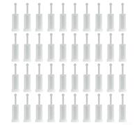 HEBEOT Paquete de 20 coladores de pintura desechables de 11 mm para HVLP de alimentación por gravedad, filtros de malla blanca para eliminar la suciedad y las impurezas, herramienta de pintura