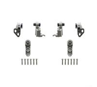 HEBEOT Par de soportes de reparación de faros delanteros, kit de reparación de soporte de faros delanteros A2038203114 A2038203214 para Mercedes Clase C W203