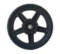 HEBEOT Piezas de repuesto de rueda de cortadora de césped de 8 pulgadas para cortadoras de cuerda de empuje manual, rueda guía de plástico que mejora la maniobrabilidad para el mantenimiento del