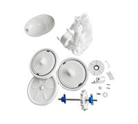 HEBEOT Piezas de repuesto para Polaris Pool Cleaner modelos 180 y 280 con rueda loca C16 turbina C86 y kit de reparación de cabezal flotante A20, color blanco
