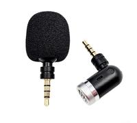 HEBEOT Plegable para micrófono con conector de 3 5 mm, compacto y portátil, ideal para un sonido claro durante discursos y enseñanza (4 polos)
