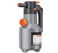 HEBEOT Pulverizador de espuma eléctrica de mano Lavado de automóviles Recargable Olla presurizada Líquido de lavado de automóviles neumático para varias soluciones de limpieza 20 * 30 cm (gris)