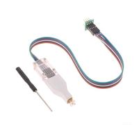 HEBEOT SOP8 WSON8 QFN8 DFN8 Cable programador de chip con sondas de pin de resorte para programar lectura escritura soporta 4.4 5.8 6.5 8.5 paso con bloque limitador flexible AC (6.5 mm)