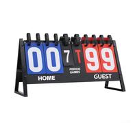 HEBEOT Tablero de puntuación, tablero de puntuación de 6 dígitos, tablero de puntuación de competición deportiva, para interiores y exteriores, baloncesto, fútbol, béisbol