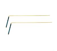 HEBEOT Varillas de radiestesia de cobre puro 99.9% paquete de 2 para exploración de agua, caza de tesoros y detección de objetos enterrados (azul)