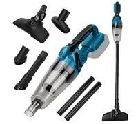 HEBERUCK Aspiradora de Mano con boquillas para Juntas Compatible con Makita 18 V Batería, Tapicería y Piso - 10 kPa para el hogar y el Coche