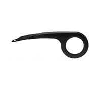 Hebie Unisex 2081214001 - Protector de cadena para adultos, 38T-180 mm , color negro
