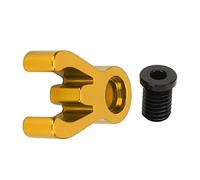 Hebilla colorida para manillar de bicicleta, fácil de usar, hebilla de fijación para tubo delantero 3sixty, adecuado para entusiastas del ciclismo (dorado)