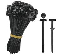 Hebilla De Abrazadera De Cables - Bridas De Cable De Montaje En Coche, Dispositivo De Fijación Anti-aflojamiento, Cavillas De Carga Pesada Para Coche Y Moto | Clip Duradero Para Gestión De Los Cables