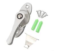 Hebilla de acero inoxidable para puertas correderas Diseño centrado en la seguridad infantil (plata)
