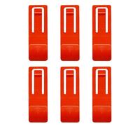 Hebilla de aleta de tabla de surf, 6 piezas de base de pasador de fijación para tabla de surf, piezas de repuesto multifuncionales para equipos de deportes acuáticos para deportistas y principiantes