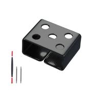 Hebilla de anillo correa metal 20 mm compatible con la serie Seiko NO.5 Correa reloj caucho silicona Keeper Anillo bucle soporte móvil acero inoxidable(Black ring)