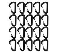 Hebilla de Bloqueo, 20 Piezas de plástico Durable Hebilla de Bloqueo Llavero Resistente para Escalada Senderismo, escaladores, senderistas, viajeros, campistas, Amantes de la Naturaleza