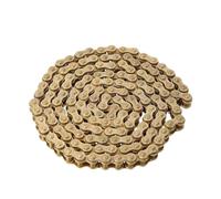 Hebilla de Cadena 25H para Moto Todo Terreno - Compatible con Cadenas de Rodillos 25H-114 y 25H-136, Acero Inoxidable con Acabado Negro(Chain Gold)