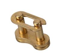 Hebilla de Cadena 25H para Moto Todo Terreno - Compatible con Cadenas de Rodillos 25H-114 y 25H-136, Acero Inoxidable con Acabado Negro(Cuff Link)