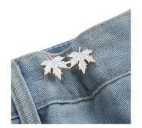 Hebilla de cintura, botones ajustables con clips for pantalones, faldas, multicolor(Blue)