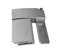 Hebilla de cinturón plegable: pieza de enlace de cincha manual, pieza plegable de metal, empuñadura plateada | Hardware de fijación de prendas, utilidad de sujeción de alta resistencia para terrenos,