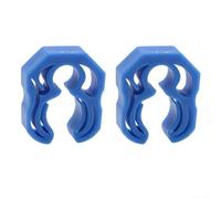 Hebilla de clip de tubo de liberación rápida compatible con 10 mangueras de buceo de 16 mm diseñadas para asegurar medidores de presión y accesorios para una cómoda configuración de buceo (Bllue)