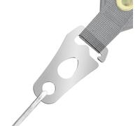 Hebilla De Cuerda A Prueba De Viento Para Cortina - Mecanismo De Bloqueo Automático, Dispositivo De Fijación De Metal Resistente A La Corrosión, Herramienta De Tensión De La Línea De Anclaje