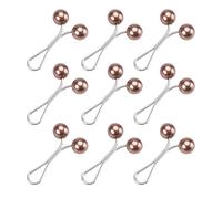 Hebilla de Fijación Ajustable Botones de Metal Jeans Tirar Hebillas de Cintura Sin Botones Para Ropa Cuentas Pernos De Seguridad Para Coser, dorado, Talla única