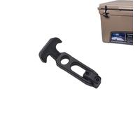 Hebilla de goma elástica que absorbe golpes vibraciones - Pestillo universal tipo T para capó motor, refrigerador gabinete | Clip de bloqueo de caucho EPDM nailon con mango