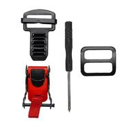 Hebilla de liberación rápida para Casco de Motocicleta, Kit de conversión de Anillo en D de Metal de Alta Resistencia a Clip rápido, de Bloqueo Seguro y rápido, Accesorios para Cascos de