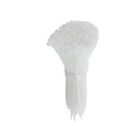 Hebilla de nailon para bridas. Bridas for cables con orificio de tornillo de nailon, organizador de oficina autoblocante reutilizable, Blanco/Negro, 100/200 Uds.(White-b,100PCS)