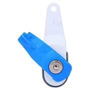 Hebilla de pesca de nylon de tensión ajustable de liberación rápida Clip herramienta para agarre fuerte en la línea de pesca Ideal para pescadores (tamaño grande (azul, blanco y gris))