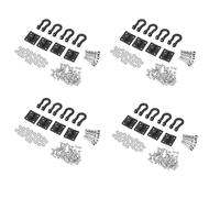 Hebilla de Remolque X18A-16 Piezas, Gancho de grillete de Remolque for Coche y camión RC Rock Crawler Axial SCX10 Traxxas TRX4 Tamiya D110 1/10