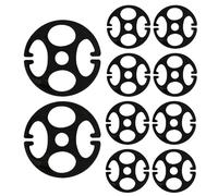 Hebilla de repuesto para funda de asiento de coche, 10 mandriles fijos para fundas de asiento de coche, accesorios para asientos de coche