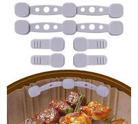 Hebilla de Silicona Magnética, 6 Piezas, hebilla de fijación de silicona magnética resistente a altas temperaturas, Reutilizable para Prevenir que el Papel Cubra Alimentos y Se Queme