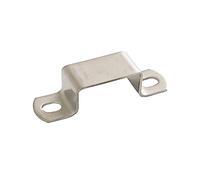 Hebilla de Tubo de Tarjeta Cuadrada de Acero Inoxidable 304, aro de sujeción de Tarjeta de Montar, Abrazadera de Soporte de ángulo Recto, Tarjeta de Tubo en Forma de U (Color : Silver, Size : 30x15m
