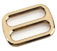 Hebilla deslizante ajustable de metal, 3 piezas, hebilla deslizante de metal, hebilla central de ajuste for correa de bolso de cuero artesanal, correa de cinturón de 25/32/38 mm(Light Gold,38mm)